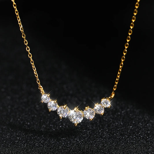 Brixi™ 7 Stone Necklace Lab Grown