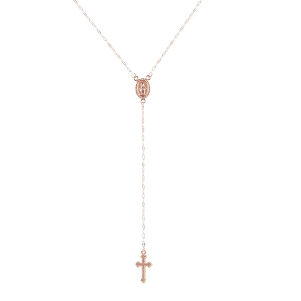 Vintage Cross Charm Necklace