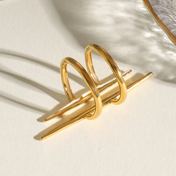 Elegant Gold Open Ring