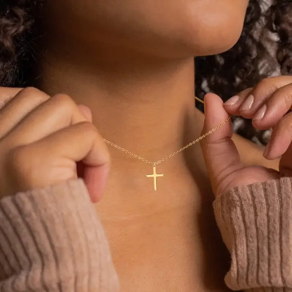 Gold Cross Necklace