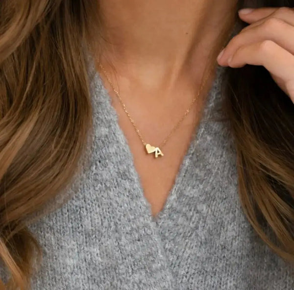 Heartfelt DIY Initial Necklace