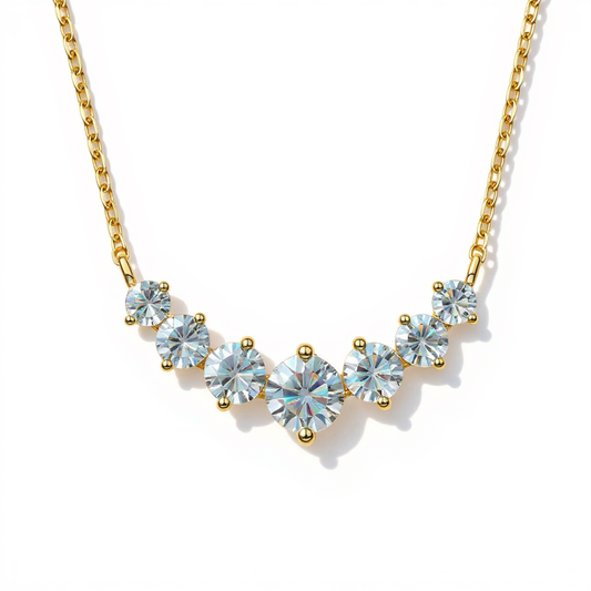 Brixi™ 7 Stone Necklace Lab Grown